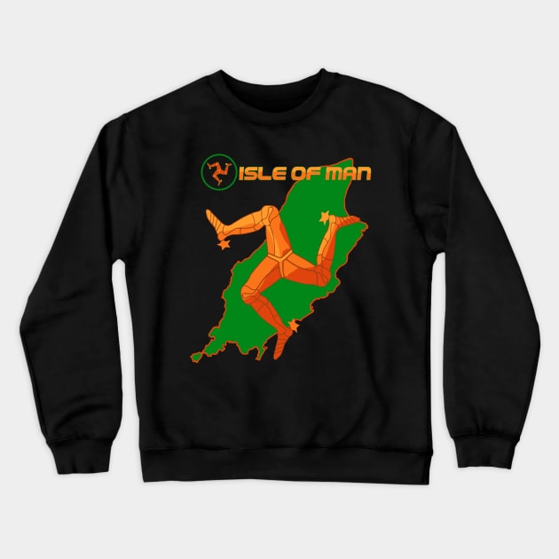 Isle of Man Crewneck Sweatshirt by ManxHaven